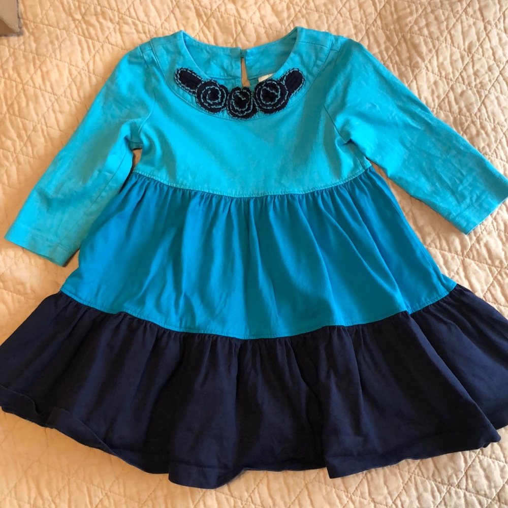 Hanna Andersson Twirl Dress - Size 80 18-24 months